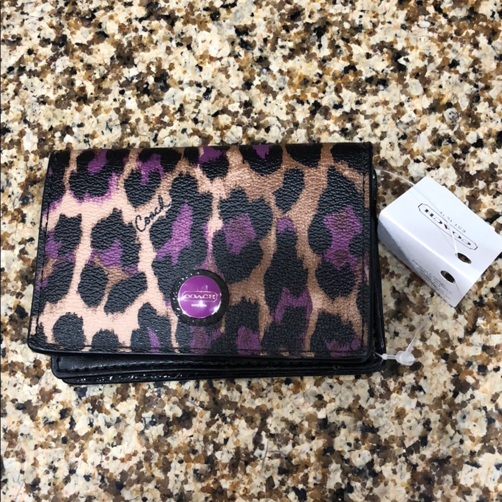 New coach mini wallet